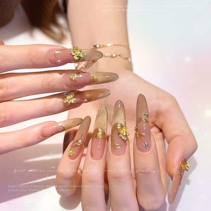 Nail Art Lilac - 20/30 Piezas de Adornos de Uñas
