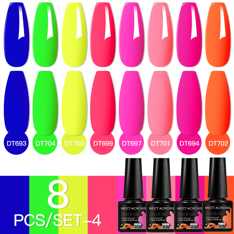 Nail Art Full Color - MEET ACROSS-esmalte de uñas en Gel,