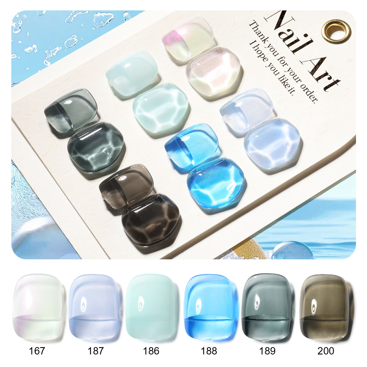 Nail Art Full Color - LIMEGIRL Kit de Esmalte de Uñas
