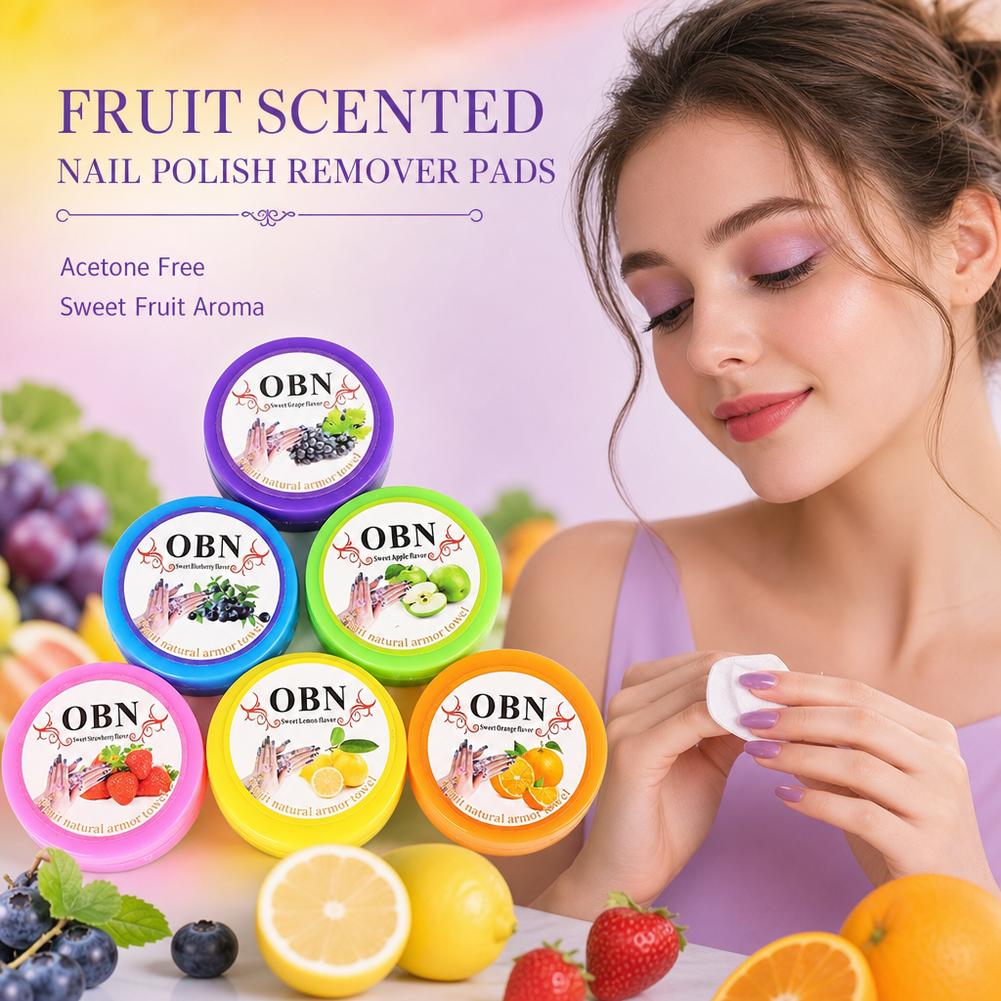 Nail Art Remove - Toallitas Absorbentes con Aroma Floral para