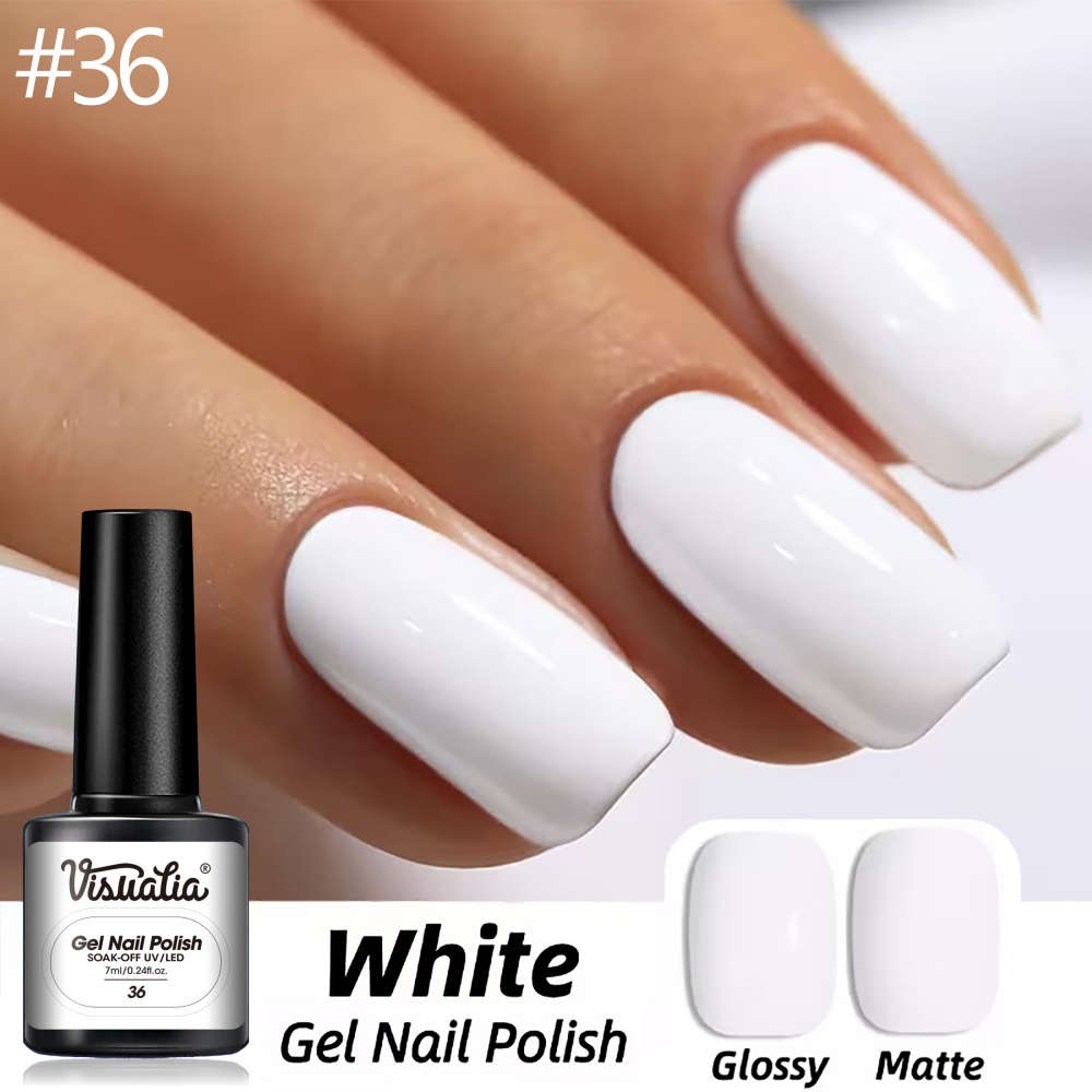 Nail Art Natural Simple - Visuatia # 36 Gel de Uñas