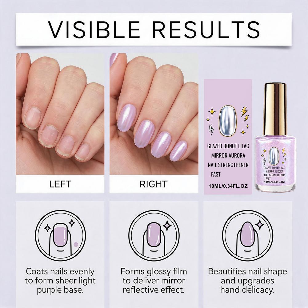 Esmalte de uñas Aurora con efe - Nail Art Lilac reseña y precio