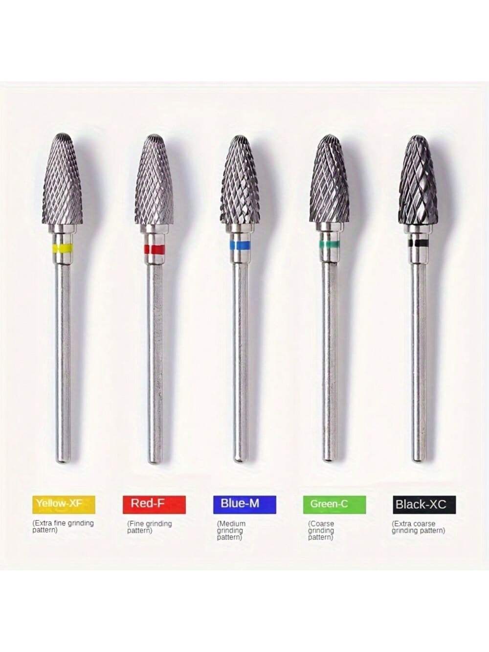 1 o 5 unids/set juego de broca - Nail Art Full Color reseña y precio