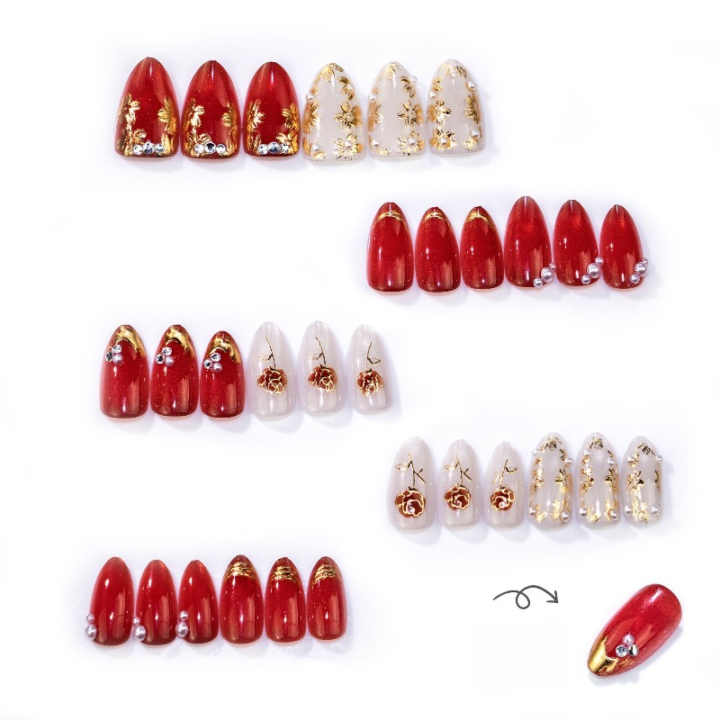 24 Uñas Postizas Adhesivas con - Nail Art Cat Eye Simple reseña y precio