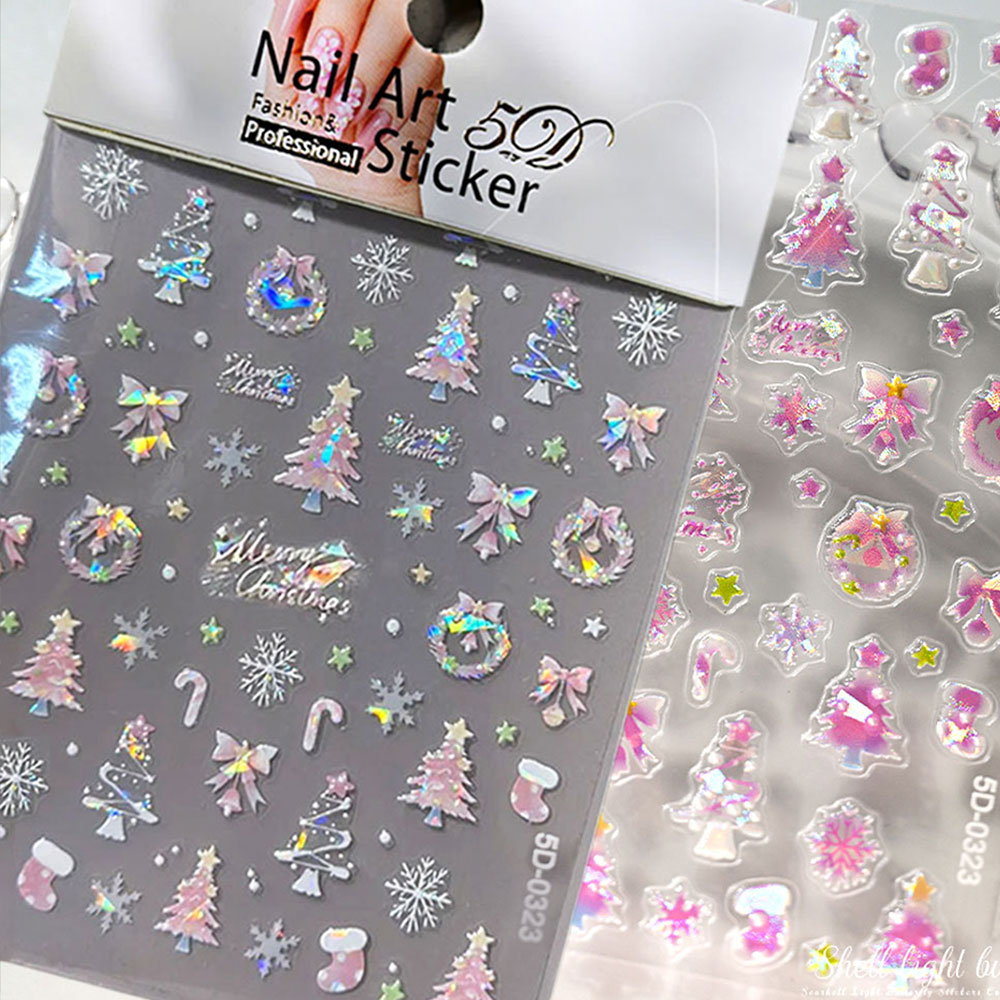 1 Uds. Aurora Rosa árbol de Na - Nail Art Xmas Tree reseña y precio