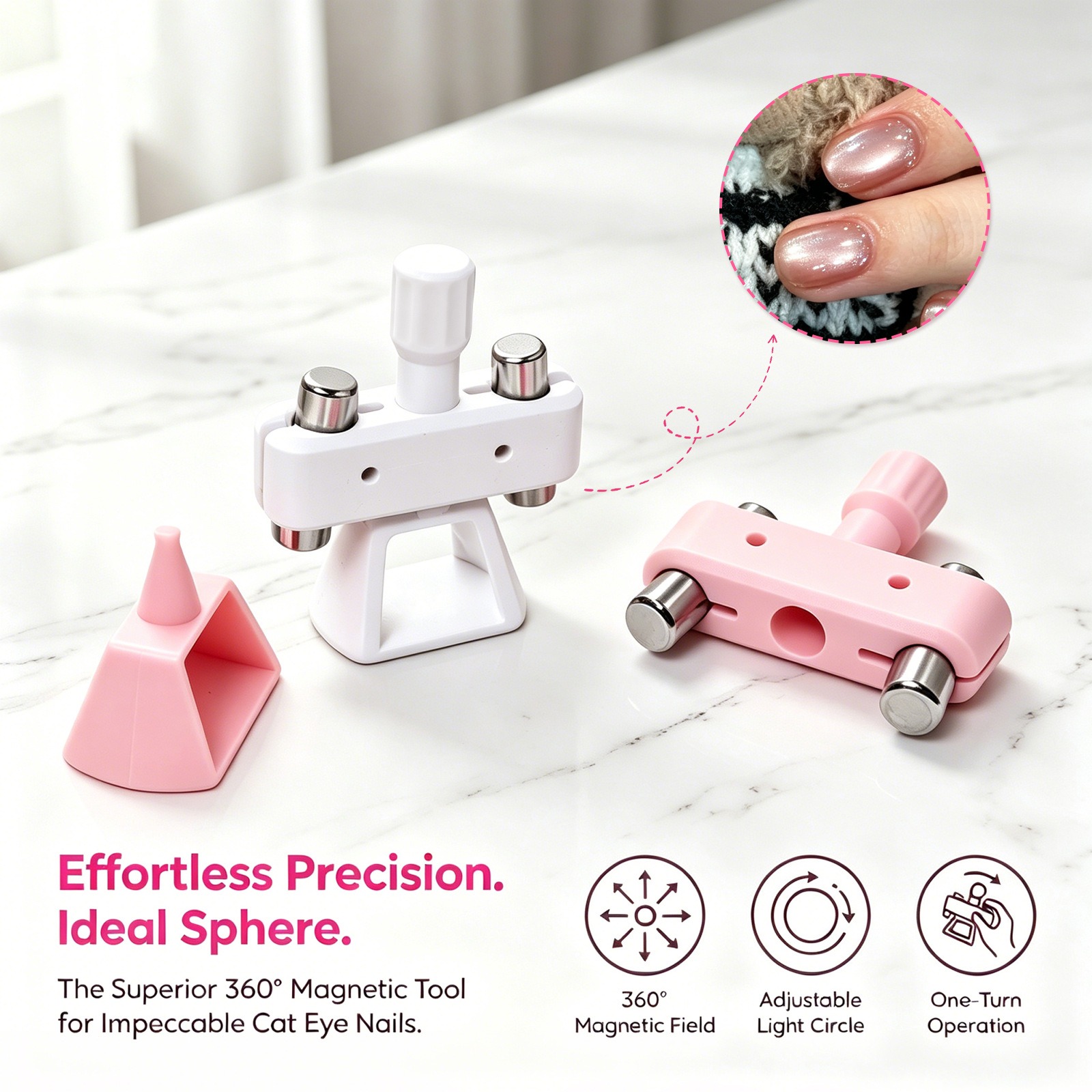 Set de imanes para uñas efecto - Nail Art Full Color reseña y precio