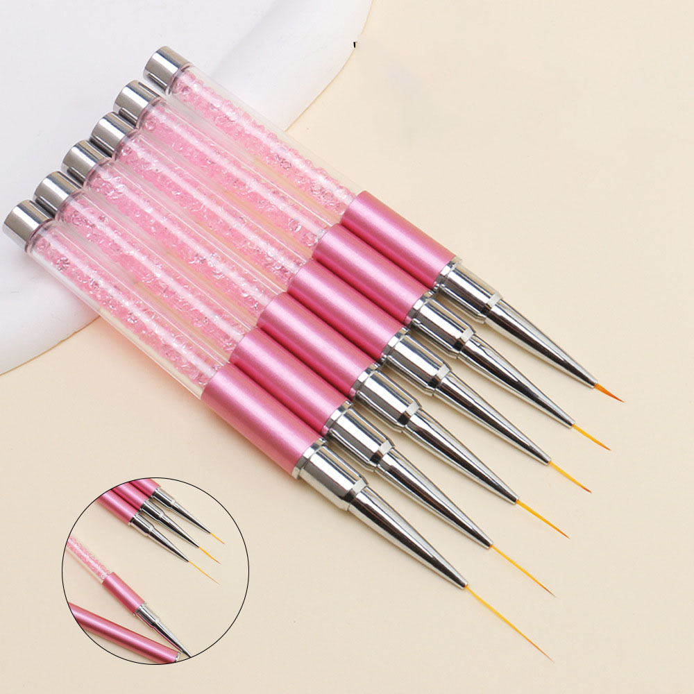 Juego de 6 Pinceles de Acrílic - Nail Art Rame reseña y precio