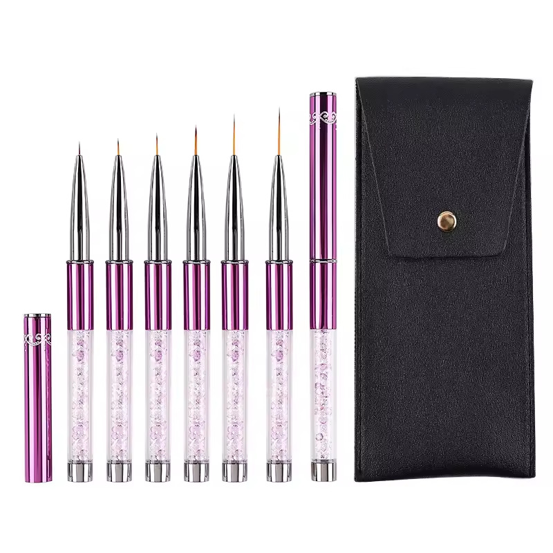 Juego de 6 Pinceles de Acrílic - Nail Art Rame reseña y precio