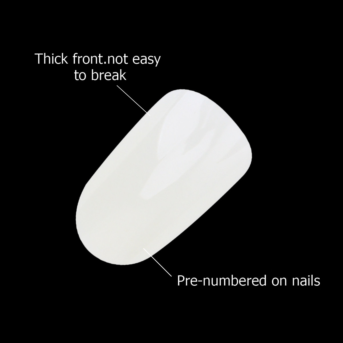 600 Uñas Postizas de Color Nat - Nail Art Natural Simple reseña y precio