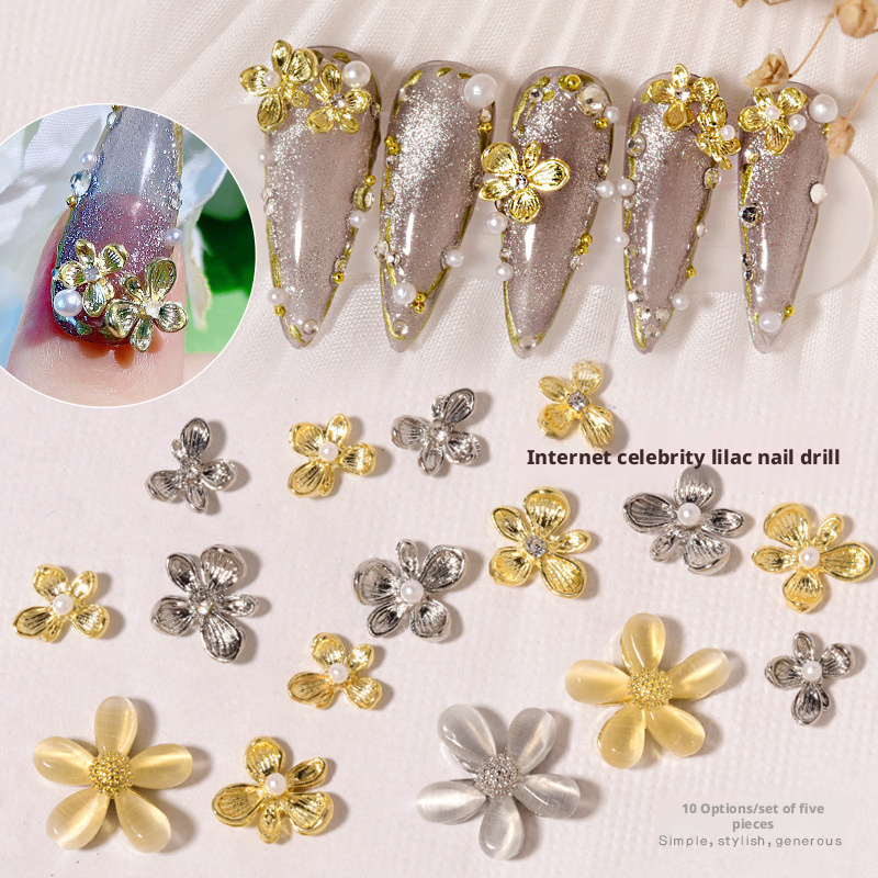 10 Piezas de Decoraciones de U - Nail Art Lilac reseña y precio
