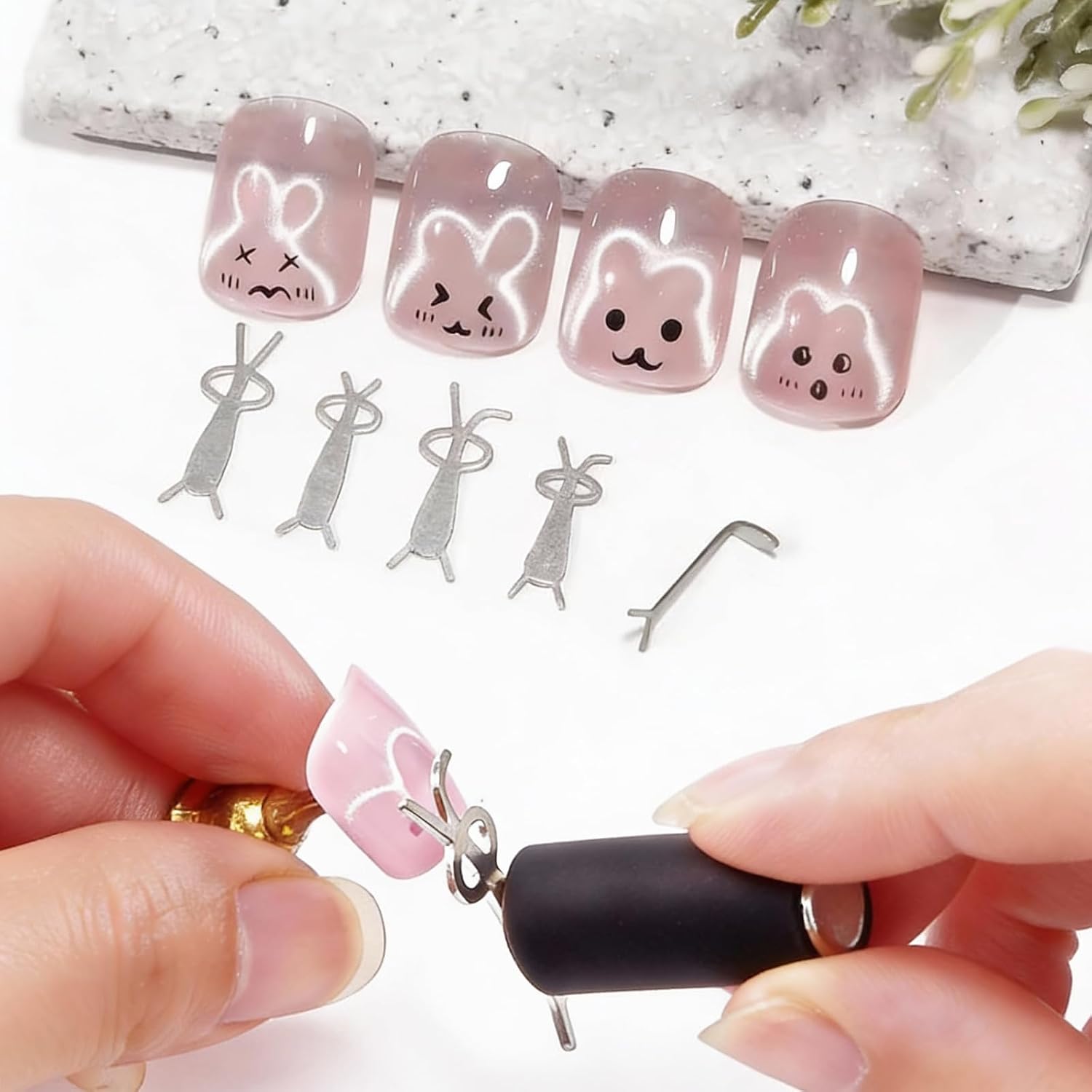 Juego de 10 Imanes para Uñas E - Nail Art Full Color reseña y precio