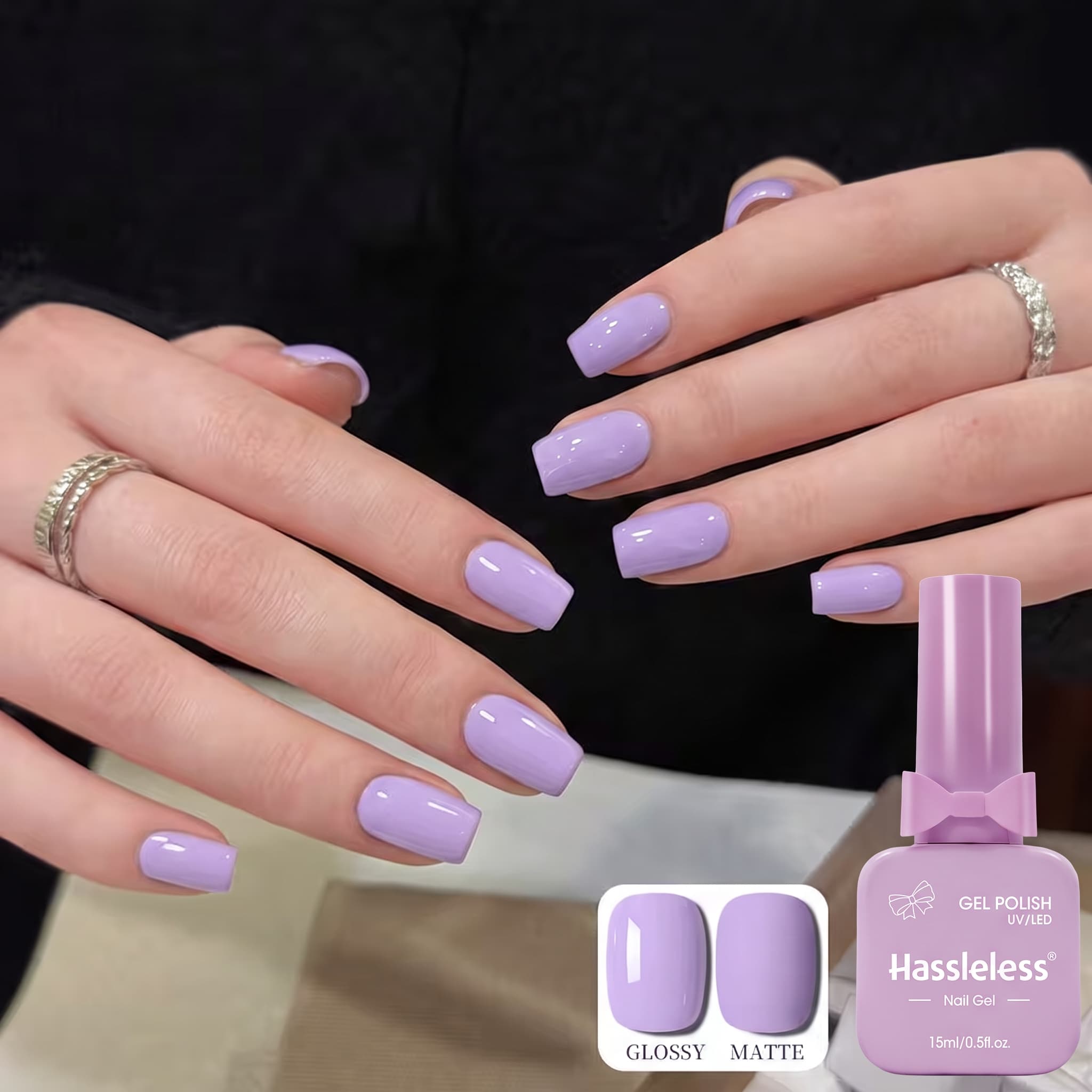 Juego de 6 Esmaltes de Uñas en - Nail Art Lilac reseña y precio