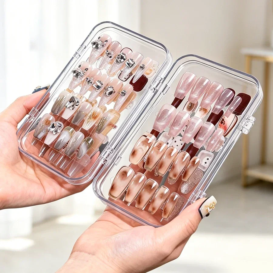 Caja de Almacenamiento Transpa - Nail Art Rame reseña y precio