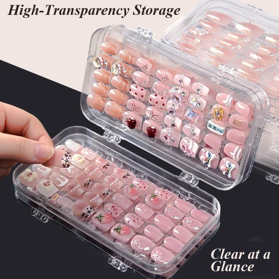 Caja de Almacenamiento Transpa - Nail Art Rame reseña y precio