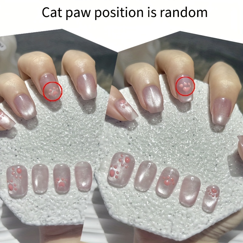 10 Piezas Almohadillas De Carn - Nail Art Cat Eye Simple reseña y precio