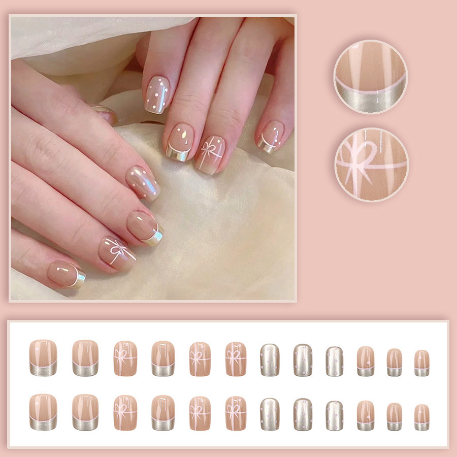 Uñas postizas cortas cuadradas - Nail Art Red Cherry reseña y precio