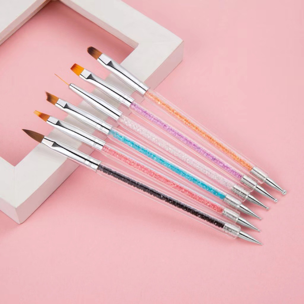 Juego de pinceles de doble pun - Nail Art Rame reseña y precio