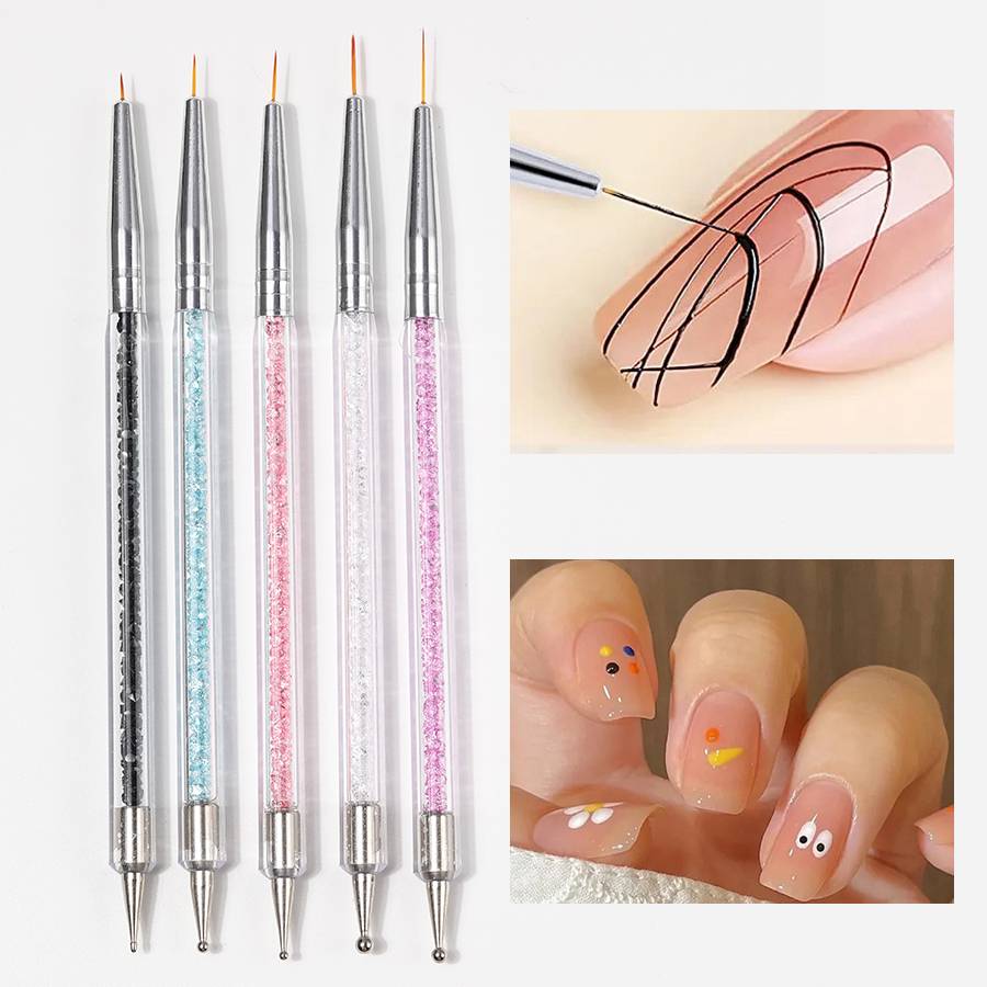 Juego de pinceles de doble pun - Nail Art Rame reseña y precio