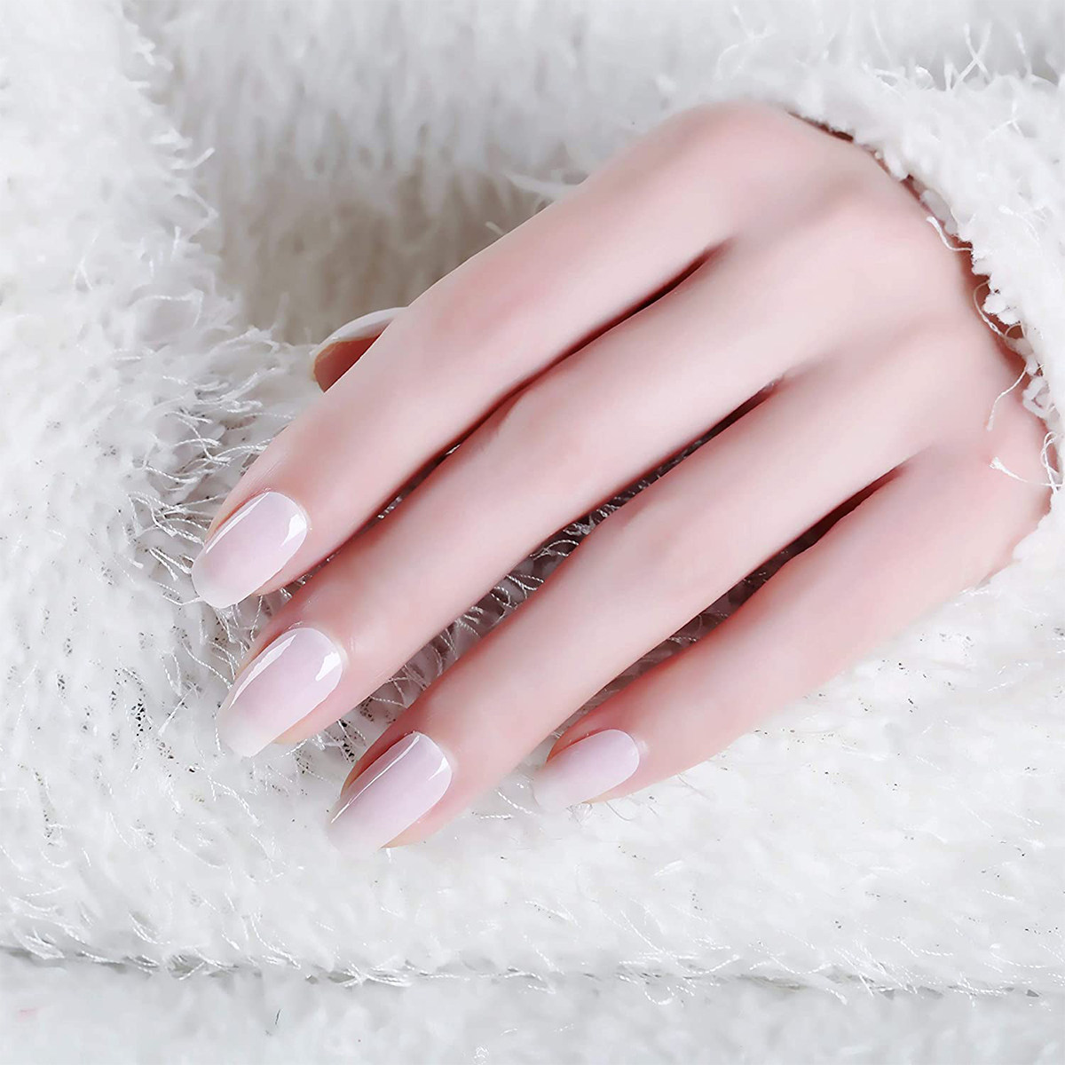 600 Uñas Postizas de Color Nat - Nail Art Natural Simple reseña y precio