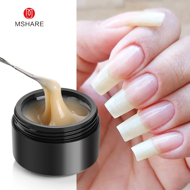 MSHARE-Gel de extensión de con - Nail Art Lilac reseña y precio