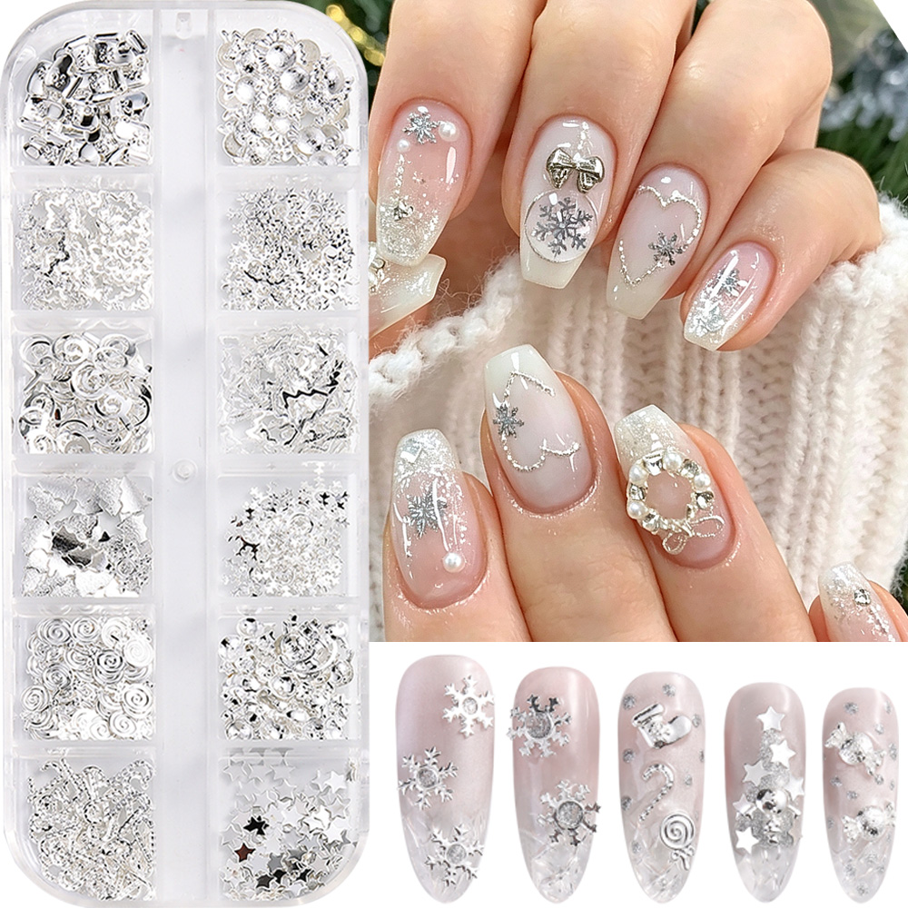 Decoración de Uñas Navideña 3D - Nail Art Xmas Tree reseña y precio