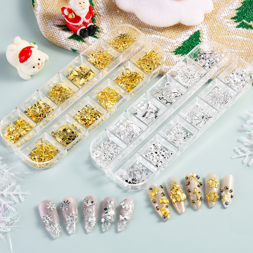 Decoración de Uñas Navideña 3D - Nail Art Xmas Tree reseña y precio