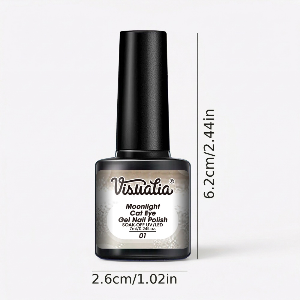 Esmalte de Uñas en Gel Visuati - Nail Art Cat Eye Simple reseña y precio