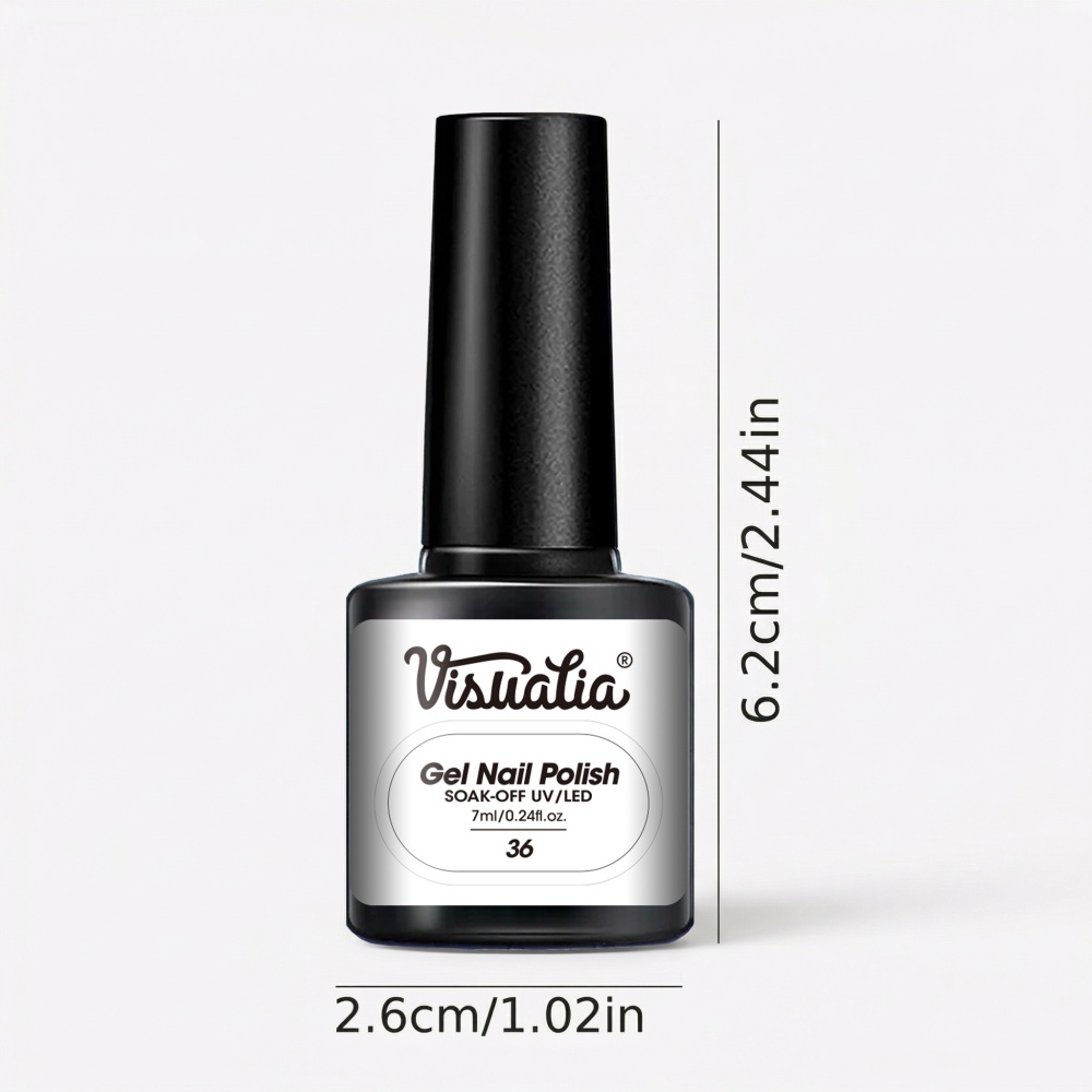 Visuatia #   36 Gel de Uñas Bl - Nail Art Natural Simple reseña y precio